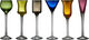 Lyngby Glas Snapseglass 6 stk ass. farger
