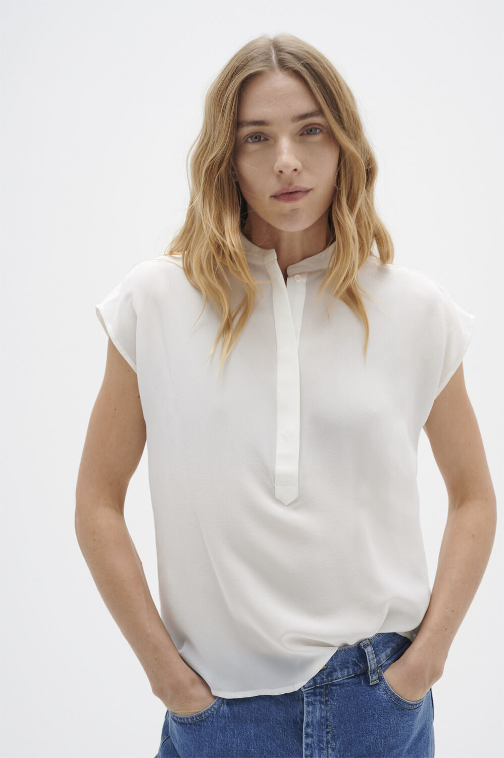 Lucie Top Premium - 100% Silk