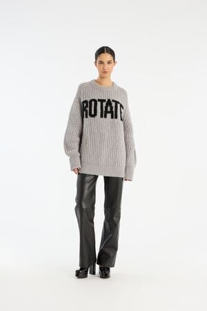 KNITTED LOGO SWEATER