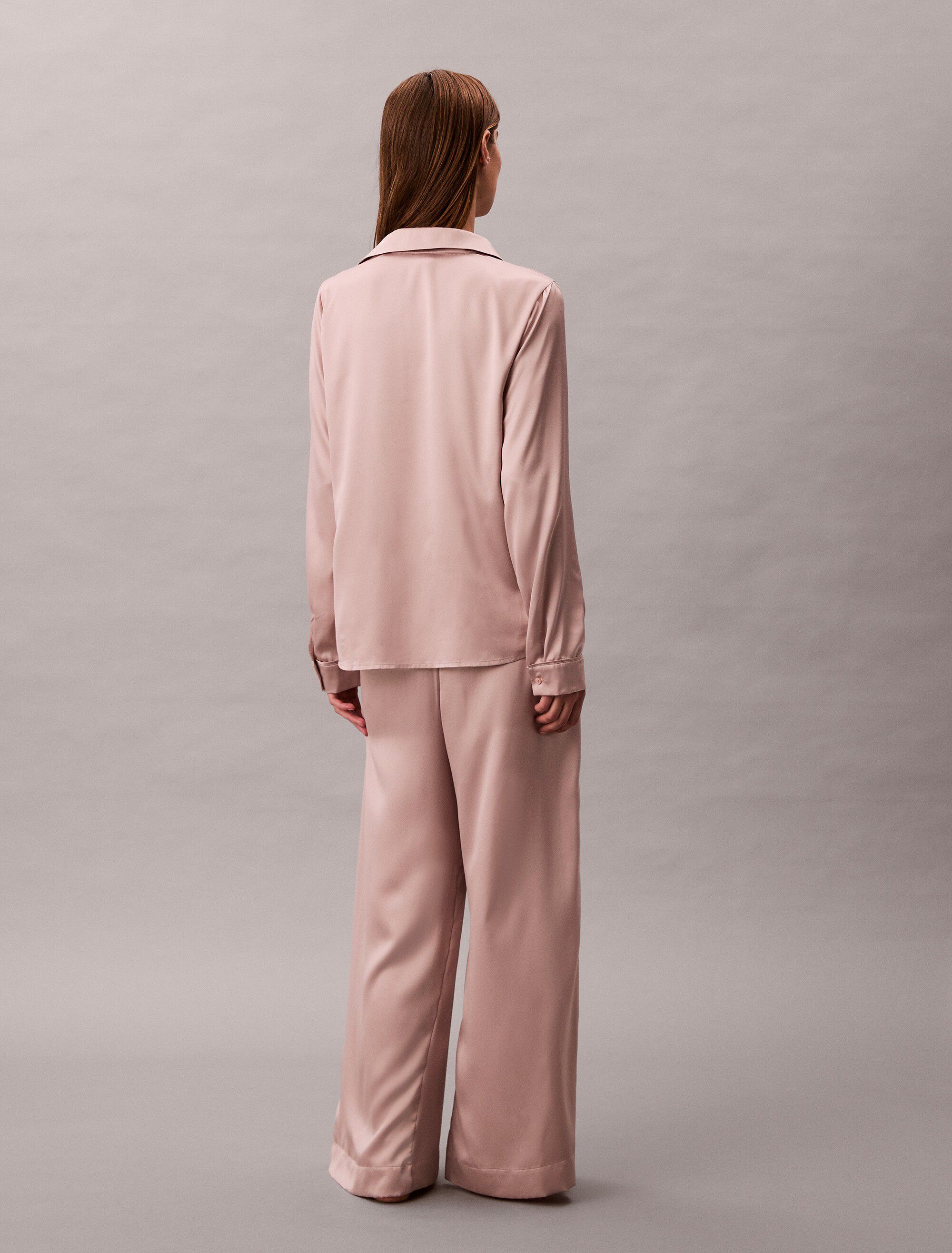 SENSUAL SATIN LOGO SHIRT