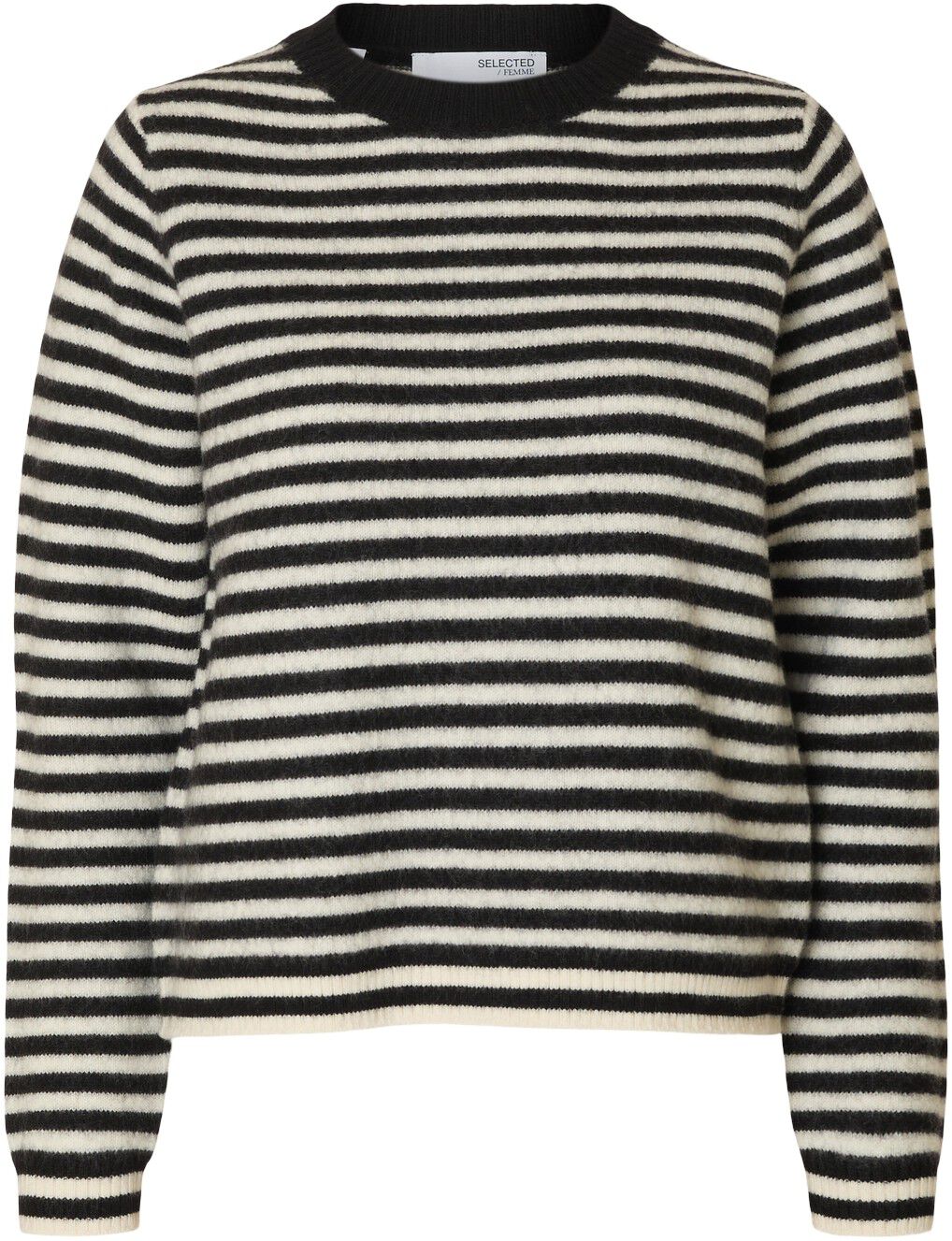 SLFANA LS KNIT WOOL O-NECK NOOS