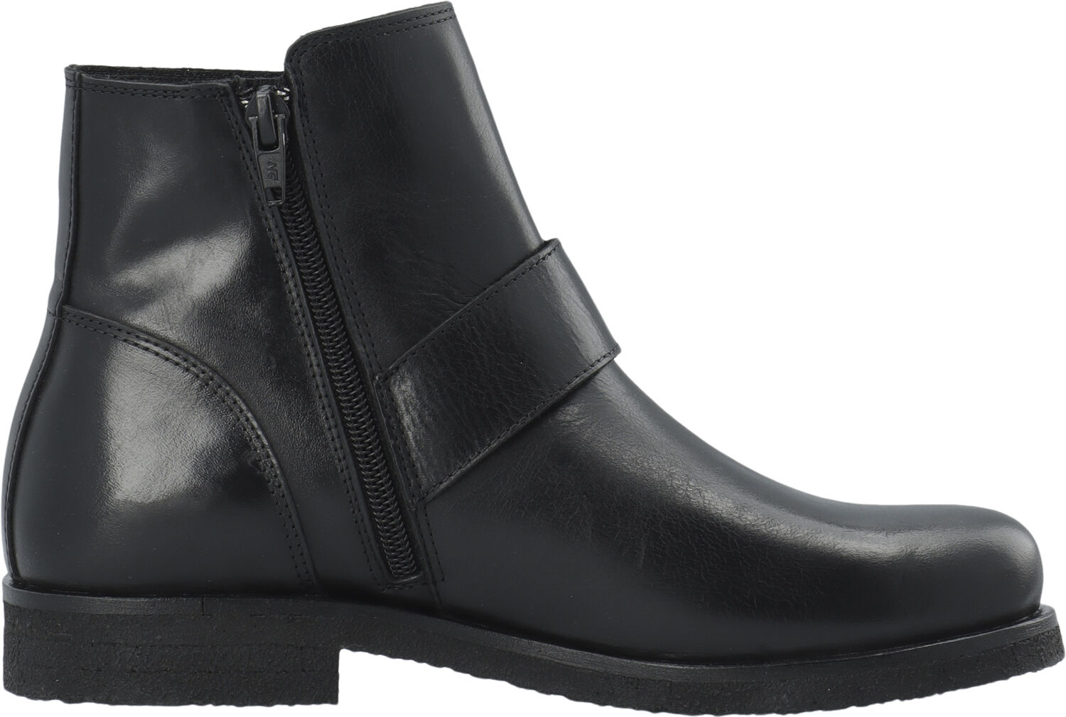CASFREJA Low Biker Boot Pull Up Leather