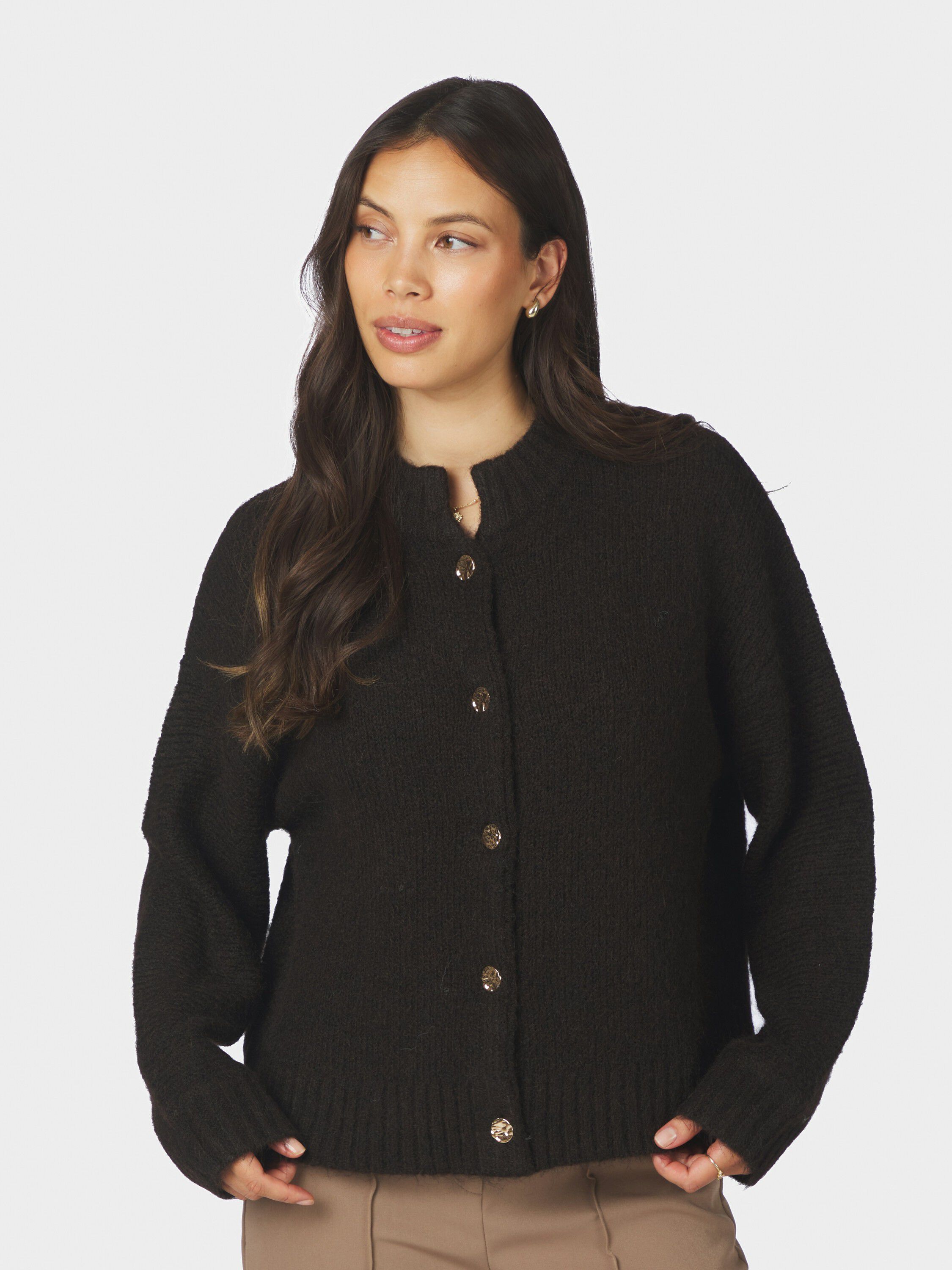 Taura Fluffy Knit Cardigan
