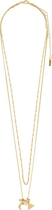 BETWEEN necklace 2-in-1 gold-plated