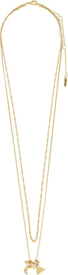 BETWEEN necklace 2-in-1 gold-plated