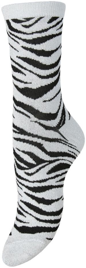PCSEBBY GLITTER LONG AOP SOCKS NOOS