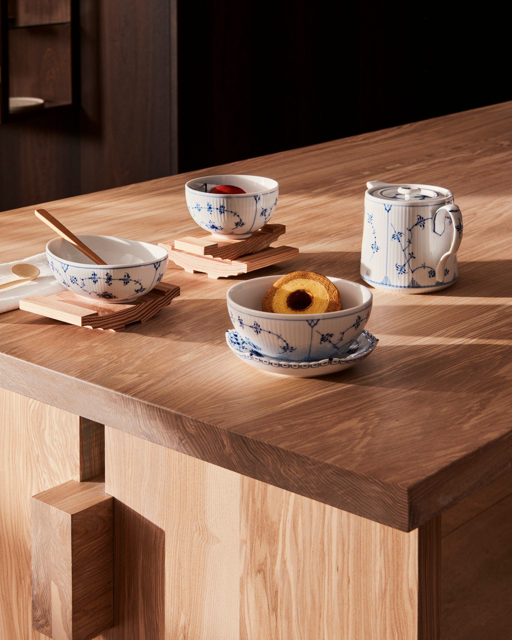 Musselmalet Riflet rissk&aring;l 35 cl 2-pak