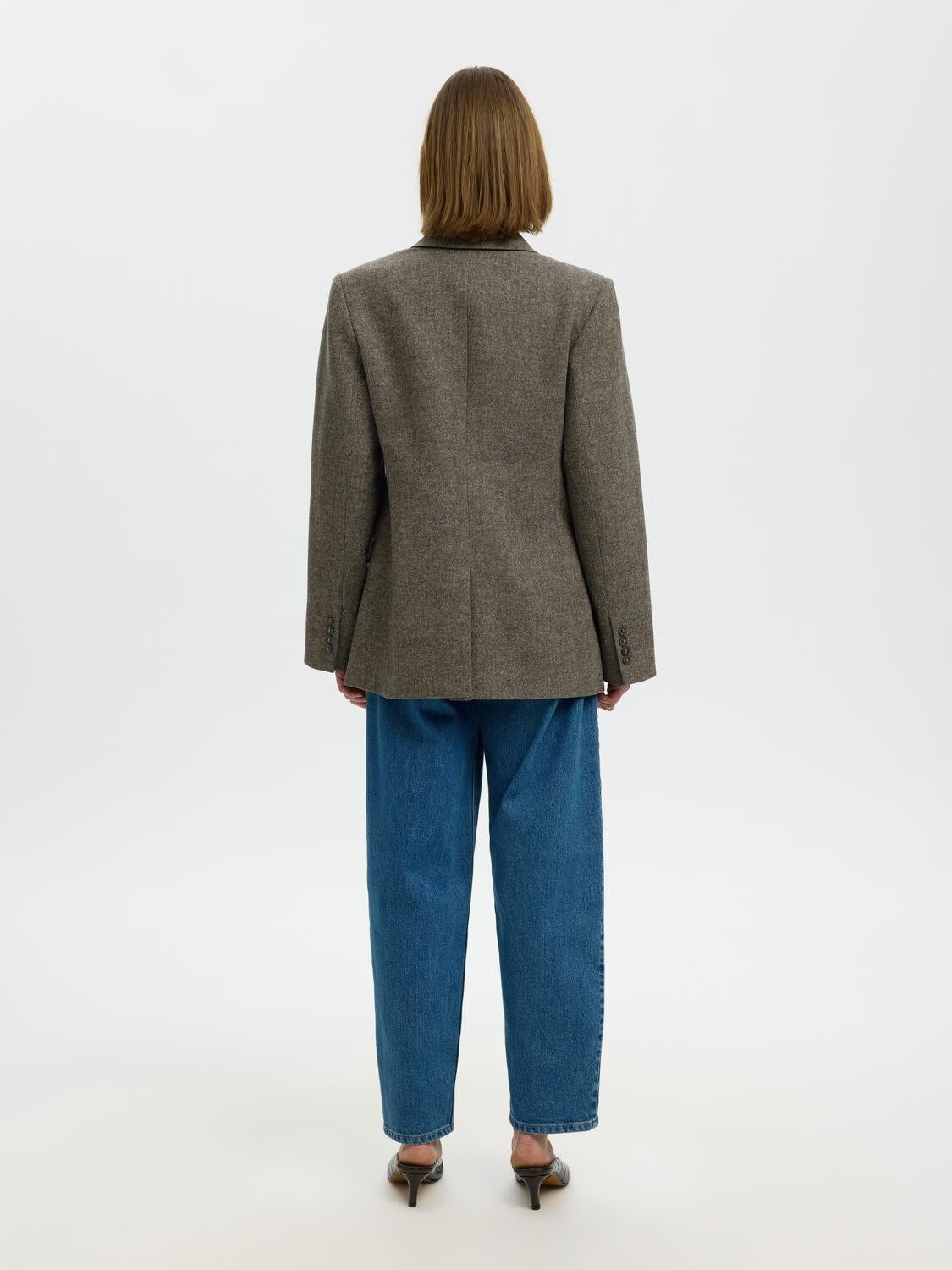 Slwreeda Wool Blend Db Blazer Noos