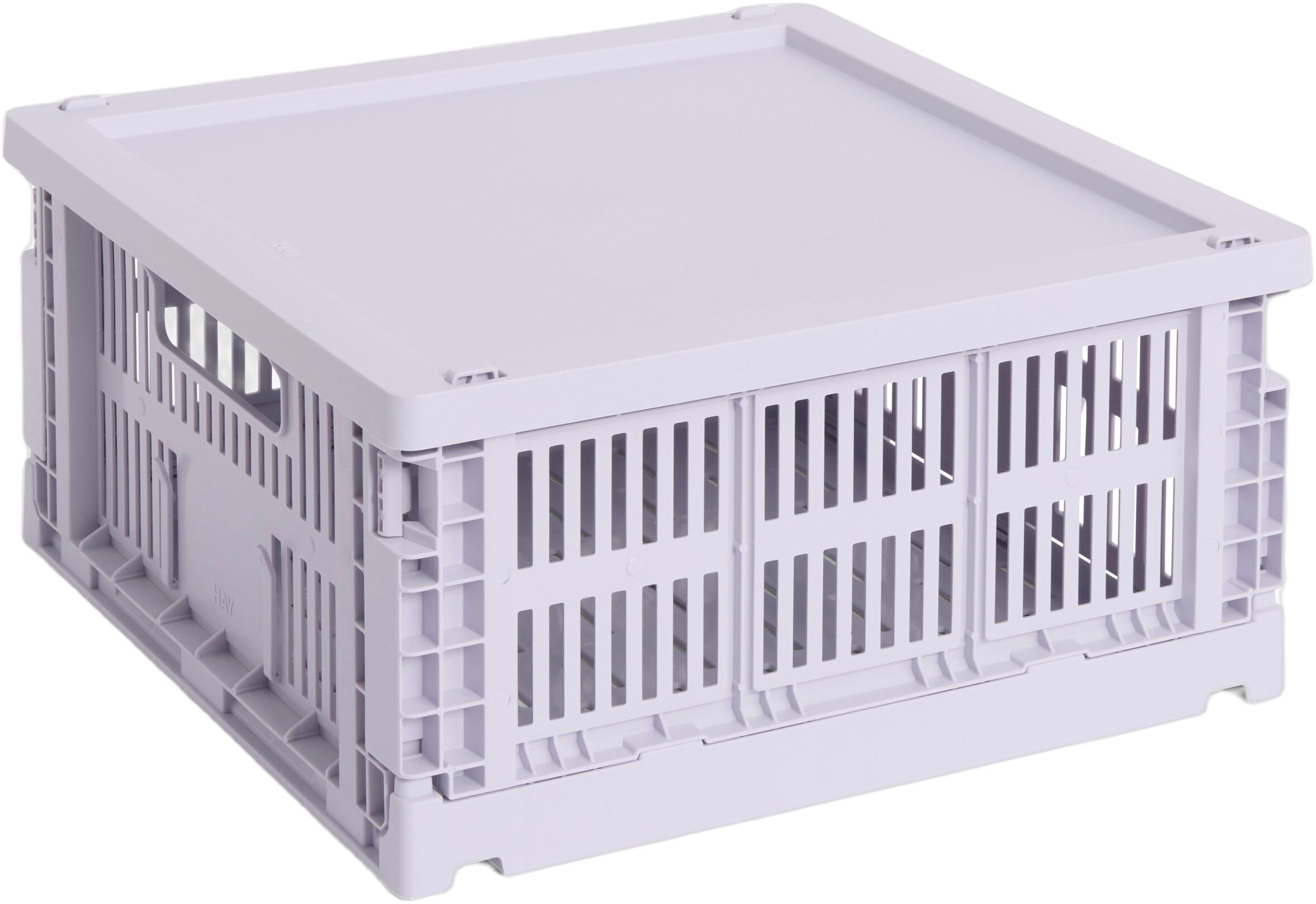 HAY Colour Crate Lid Plastic-Medium Square / Cube-Lavender