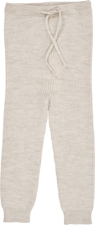 MERINO CLASSIC RIB LEGGINGS W. DRAW