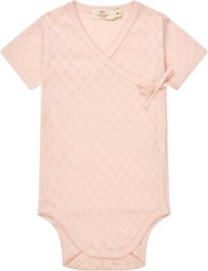 POINTELLE HEART CROSSOVER BODY SS