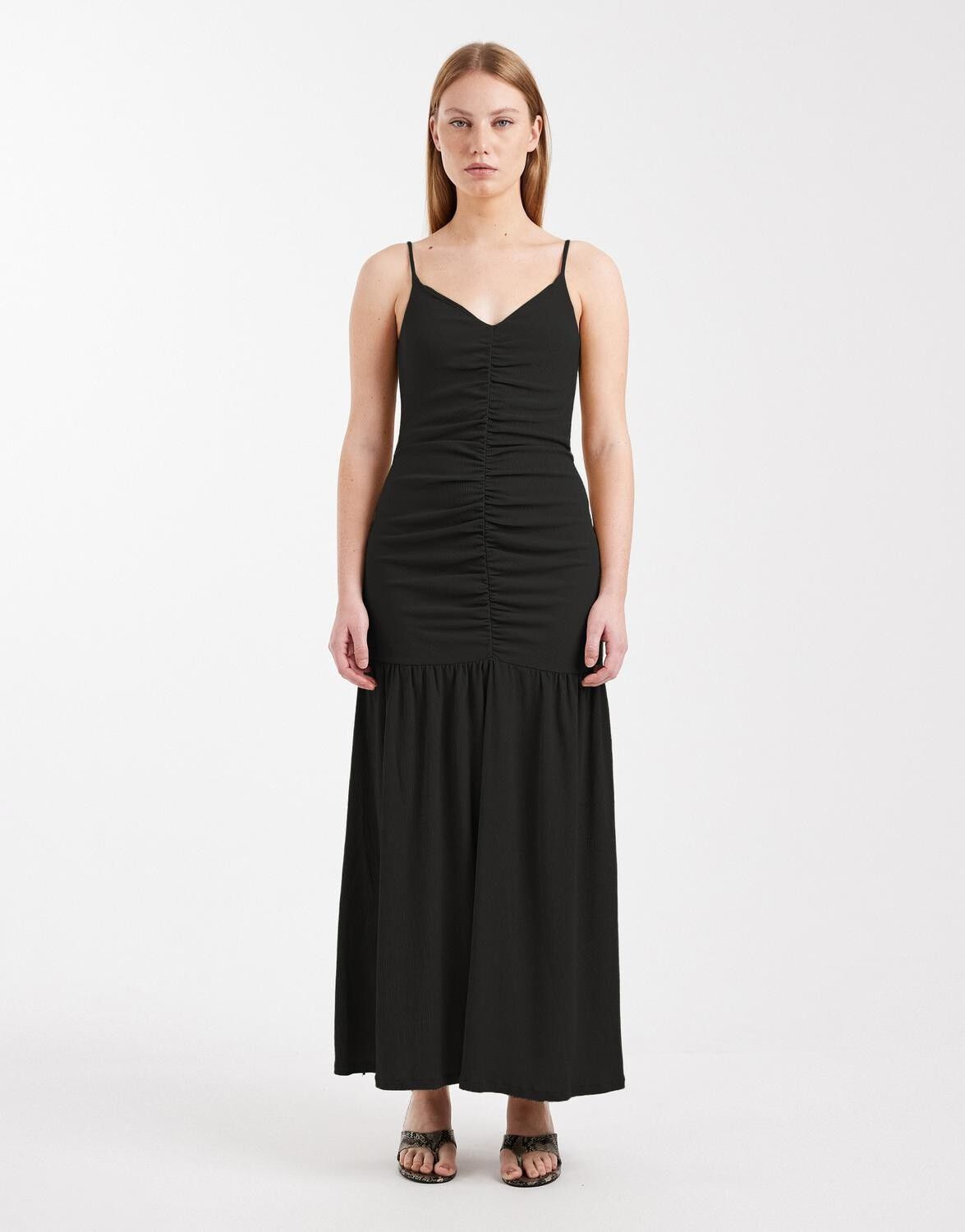 Tschristina Ruched Maxi Cami Dress Jrs
