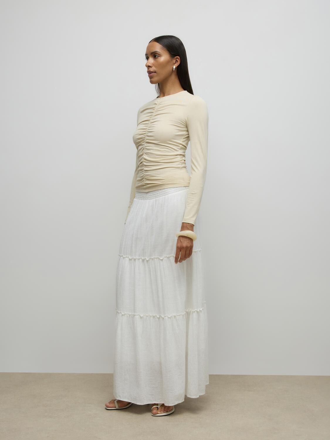 Awamyra Ls O-Neck Top