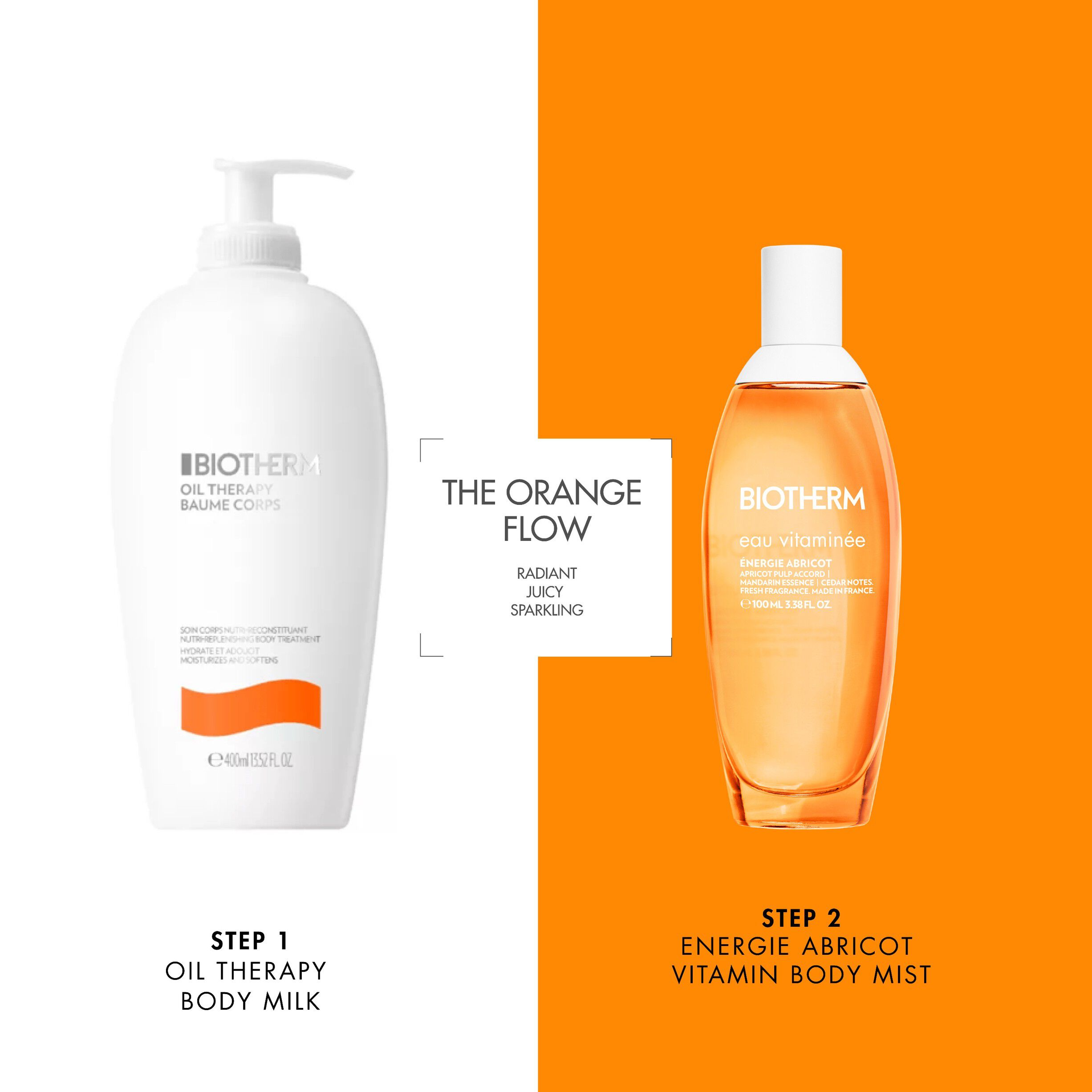 Eau Vitamin&eacute;e &Eacute;nergie Abricot Body Mist
