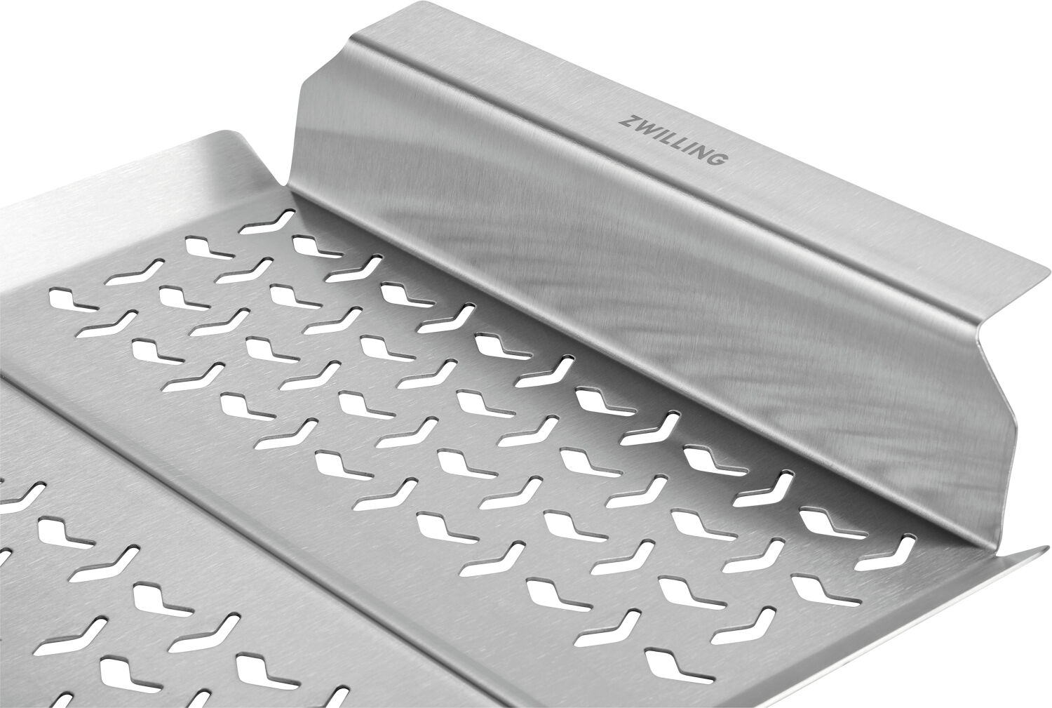 BBQ+ Grillkurv XL S&oslash;lv Rektangul&aelig;r