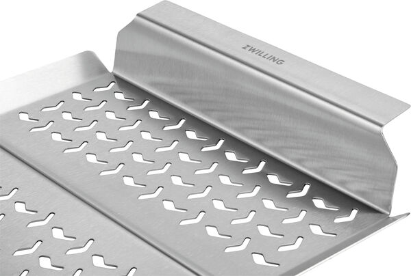 BBQ+ Grillkurv XL Sølv Rektangulær