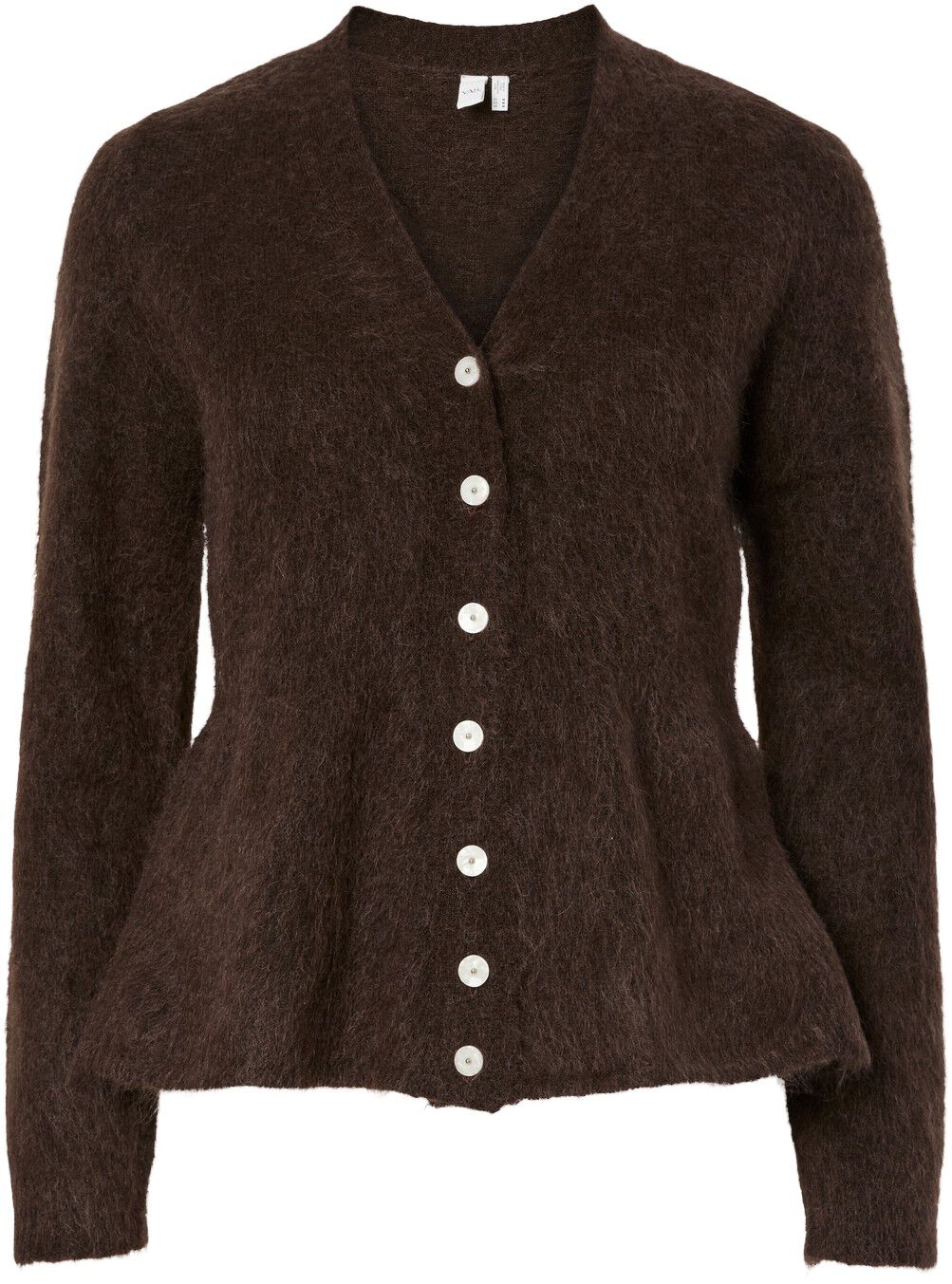 YASLIMO LS MOHAIR BLEND KNIT CARDIG