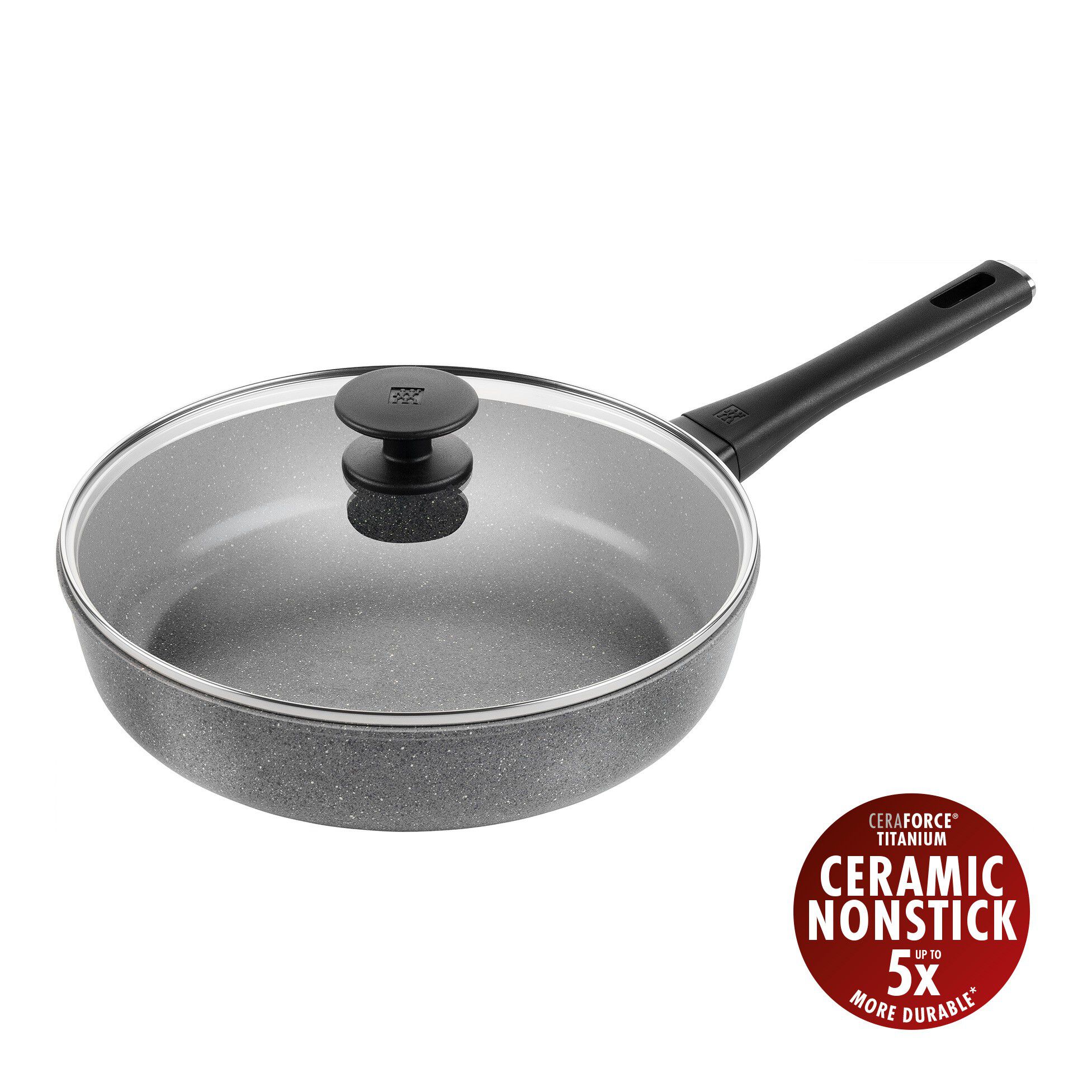 Terreno Plus Ceramic Sautepande, 28 cm, Aluminium, Titanium