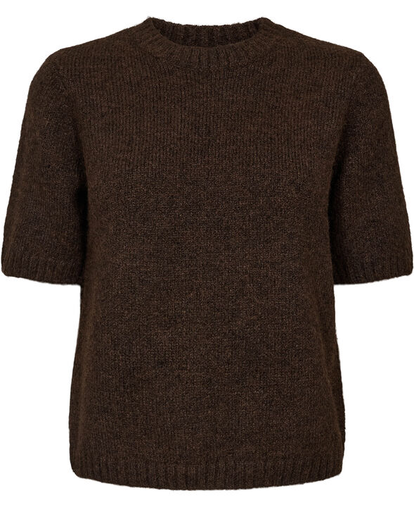 OBJSAGGIA LO S/S KNIT PULLOVER DIV