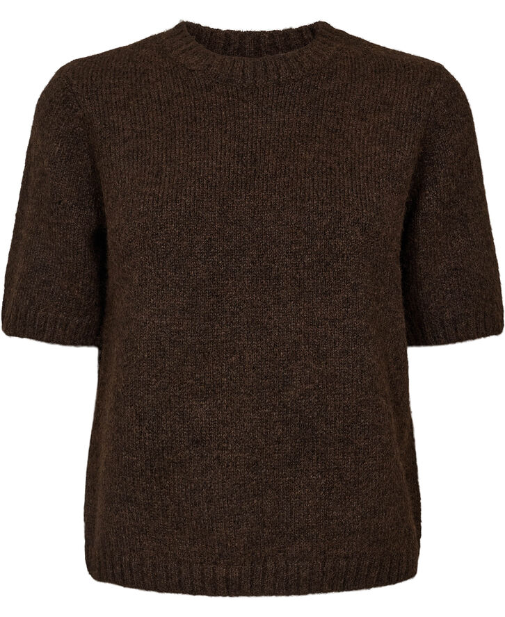OBJSAGGIA LO S/S KNIT PULLOVER DIV