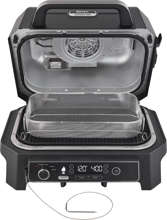 Ninja Woodfire OG850EU Smart Cook System XL Electric BBQ Gri