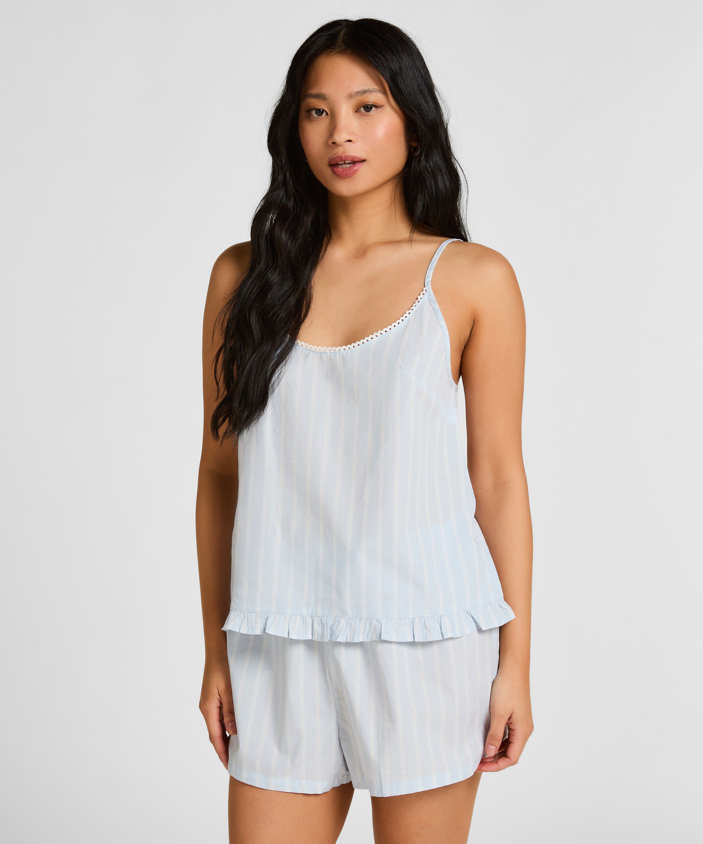 Striped Short Cotton