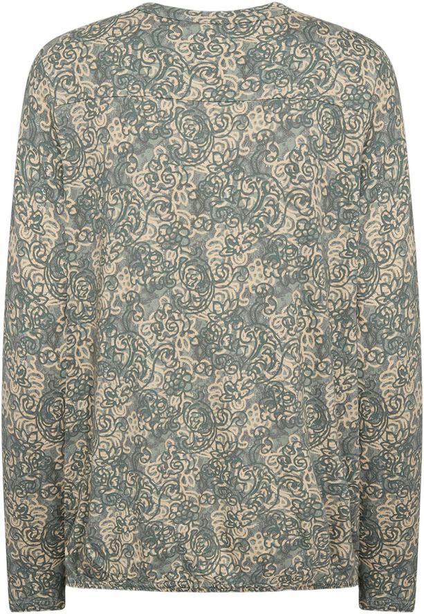 SC-FELICITY AOP 491 Bluse Lysegrøn