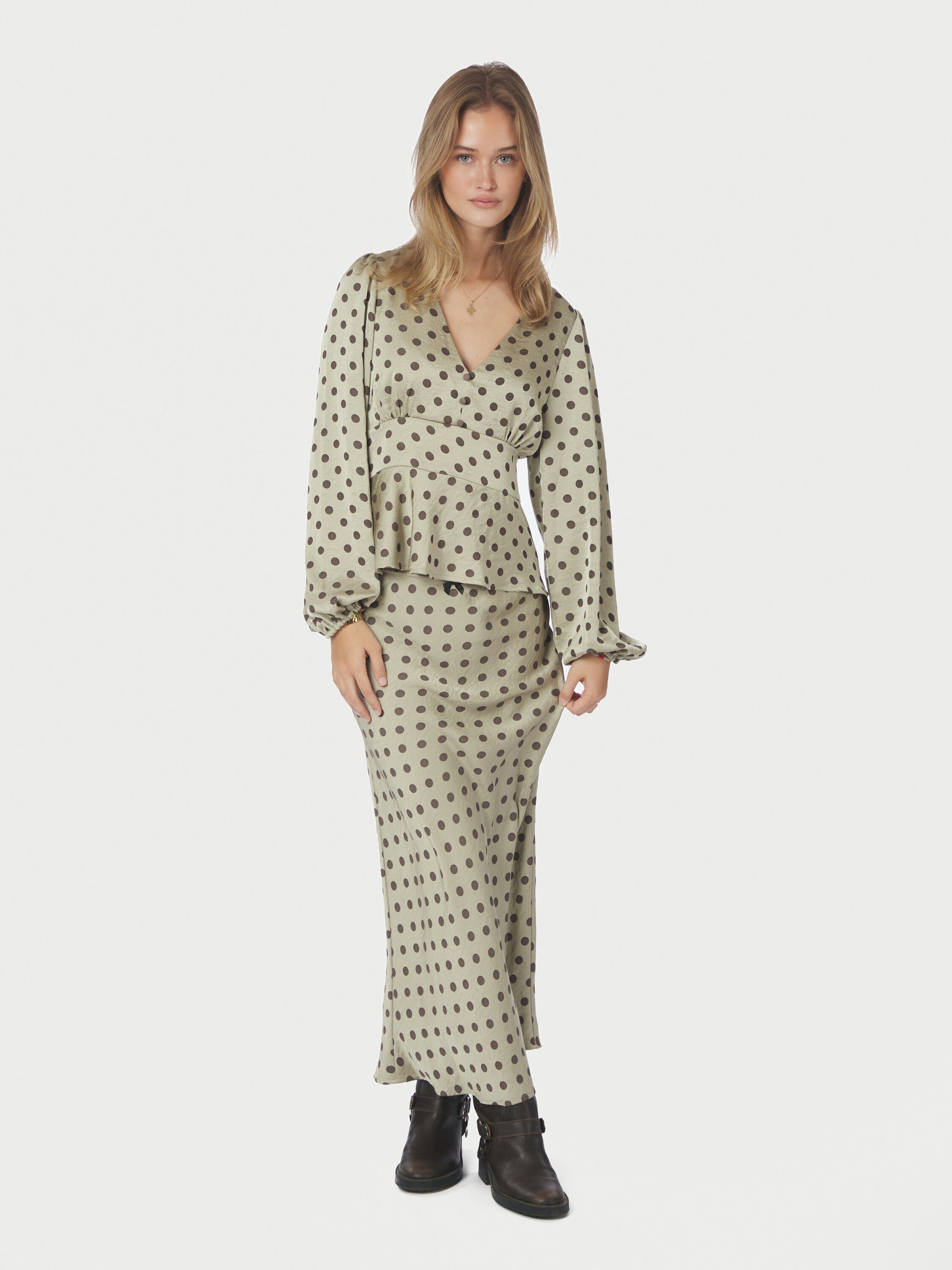 Jellima Dotted Blouse