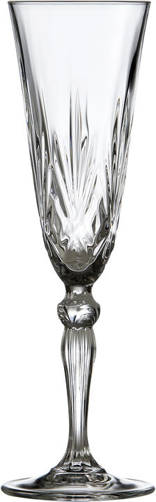 Lyngby Glas Krystal Melodia Champagneglass 16 cl 4 stk.