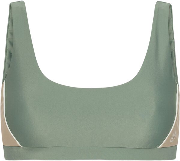 Agung Colorblock sporty bikini top - Nero