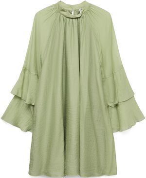 AWVALORA LS HIGH NECK SHORT DRESS