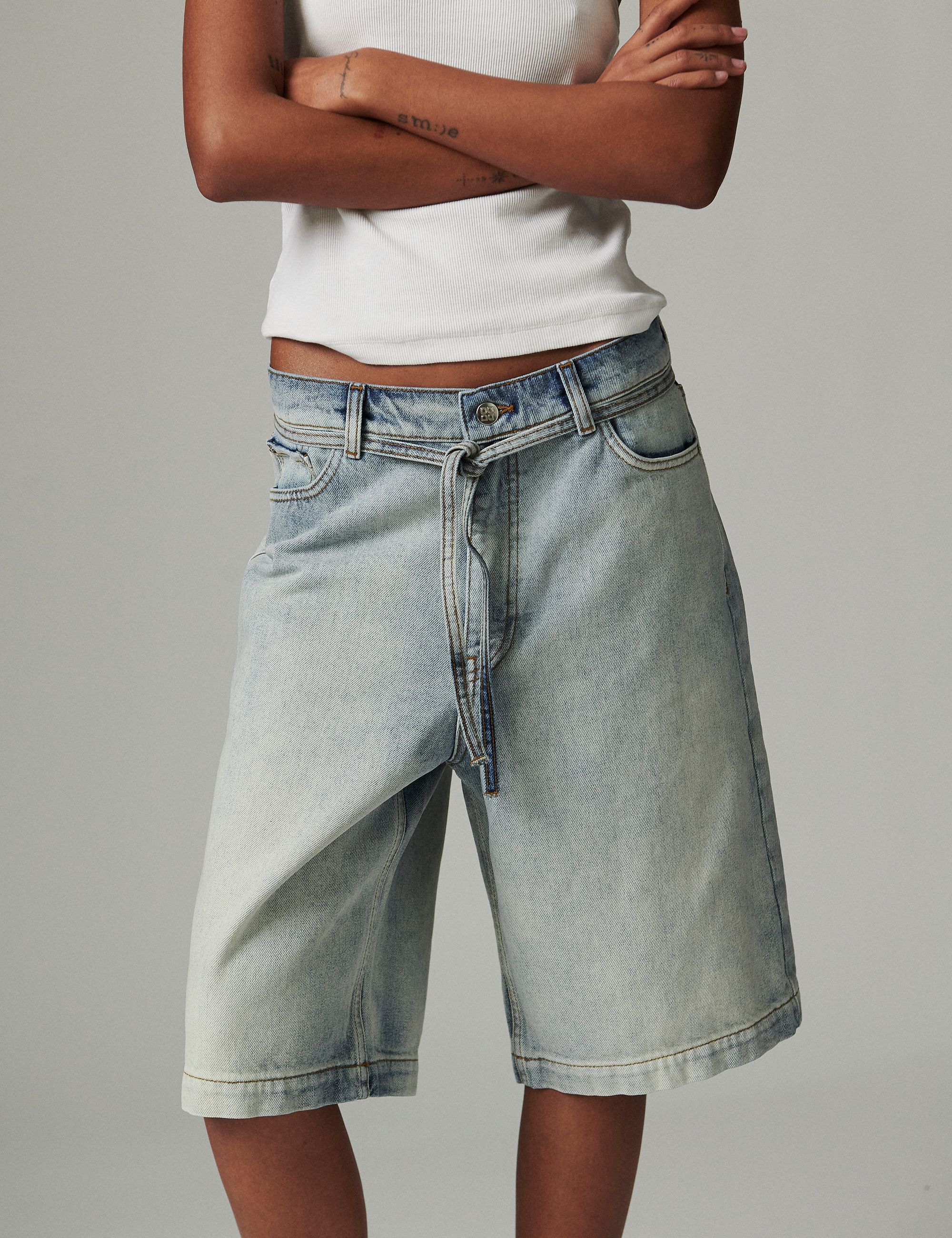 Elijah Shorts - Light Blue Washed