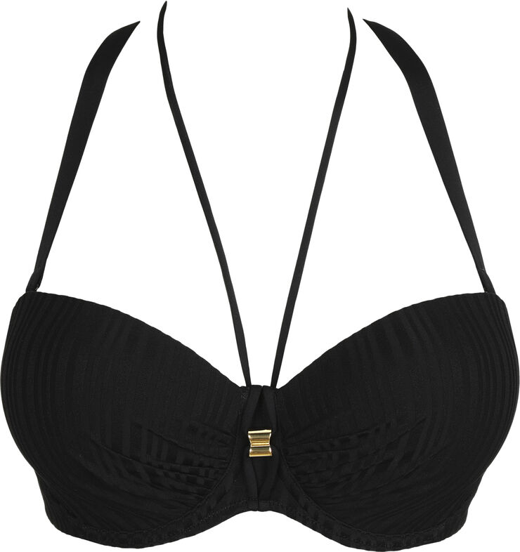 Kiruna bikinitop med vattering uden stropper