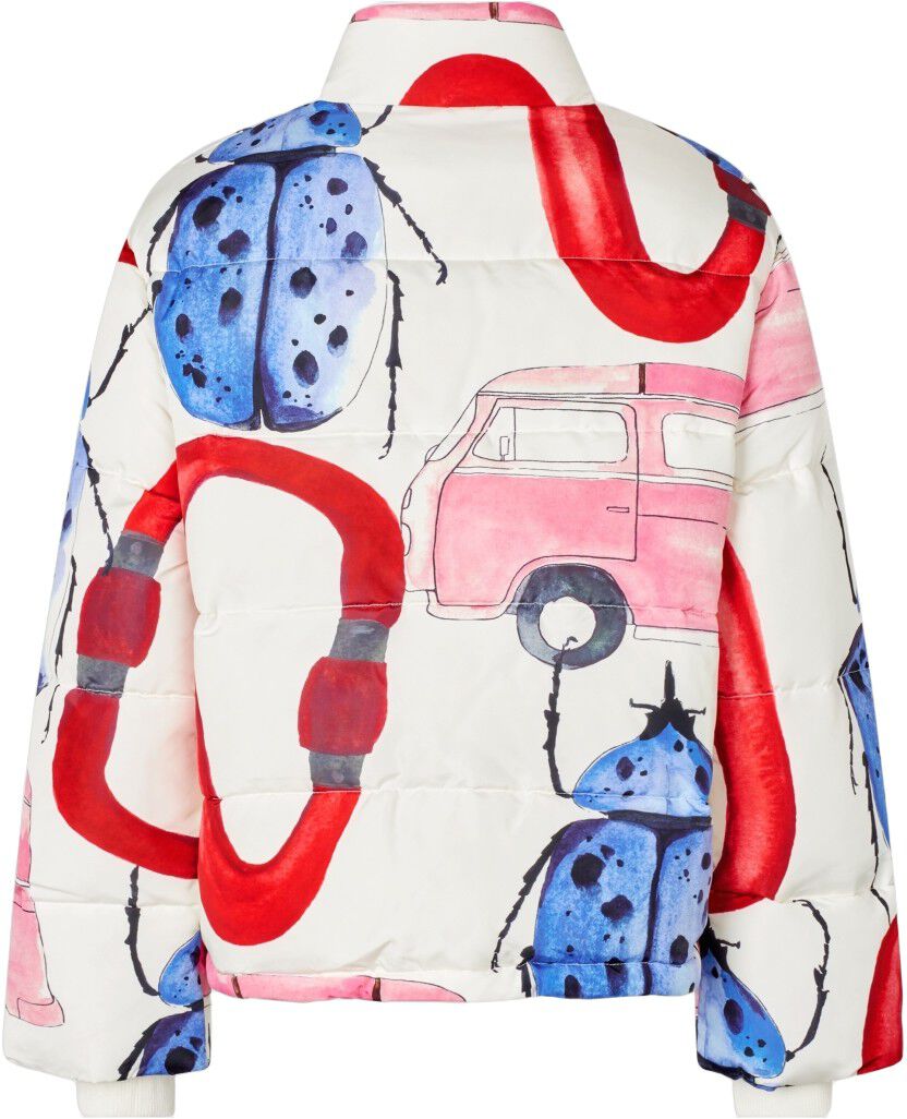 2424 Printed Tech, Long Sleeve Puffer