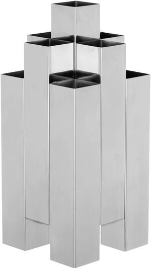 Tessera Vase - 3x3 - Mirror Polished