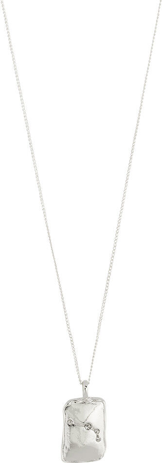 ARIES recycled Zodiac Sign necklace, silver-plated