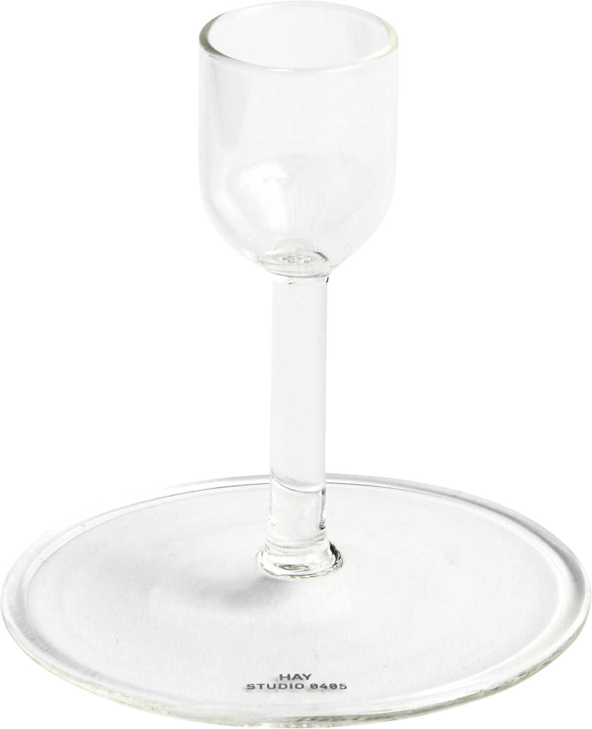 Tiny Candleholder-Straight-Clear