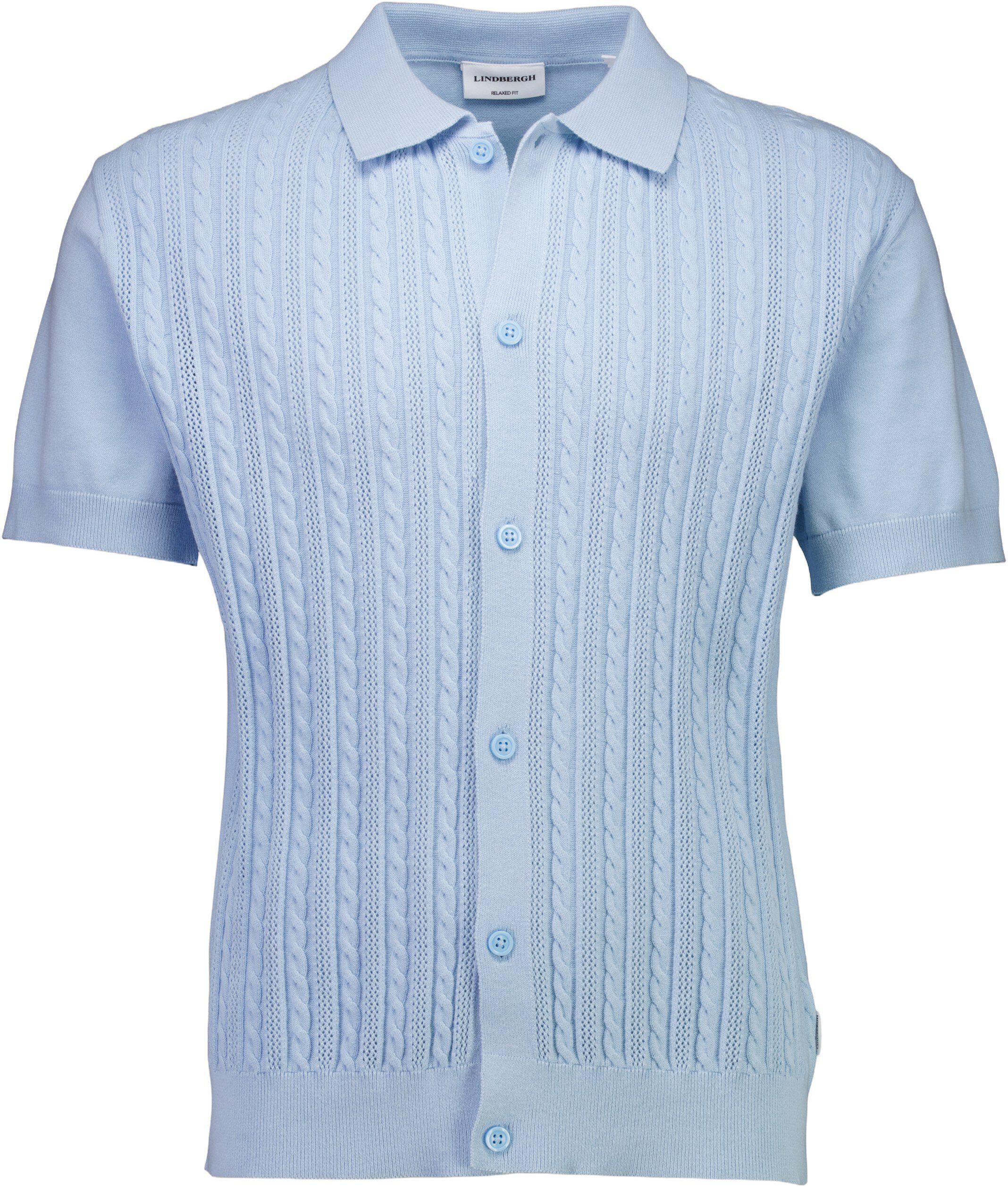 Knitted S/S cable cardigan