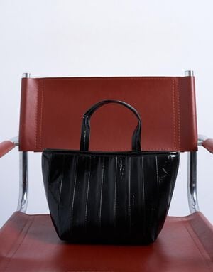 TSGEMMA FAUX LEATHER GRAB BAG