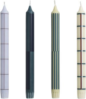 Pattern Candle, Set of 4