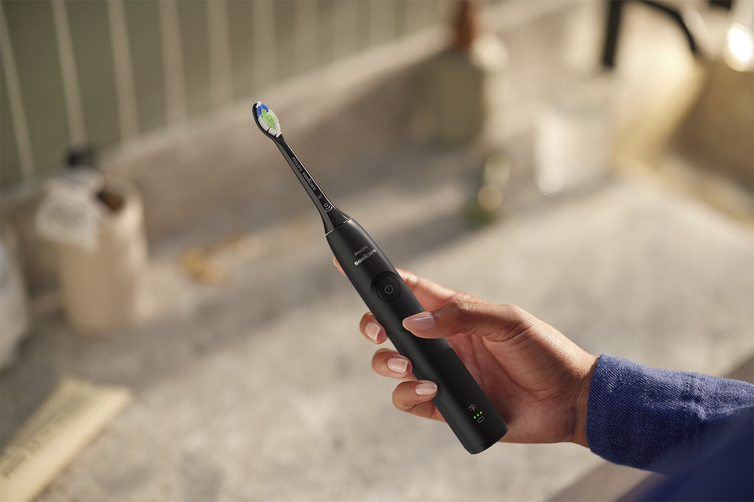 Philips Sonicare 5300 Rechargeable, Sort