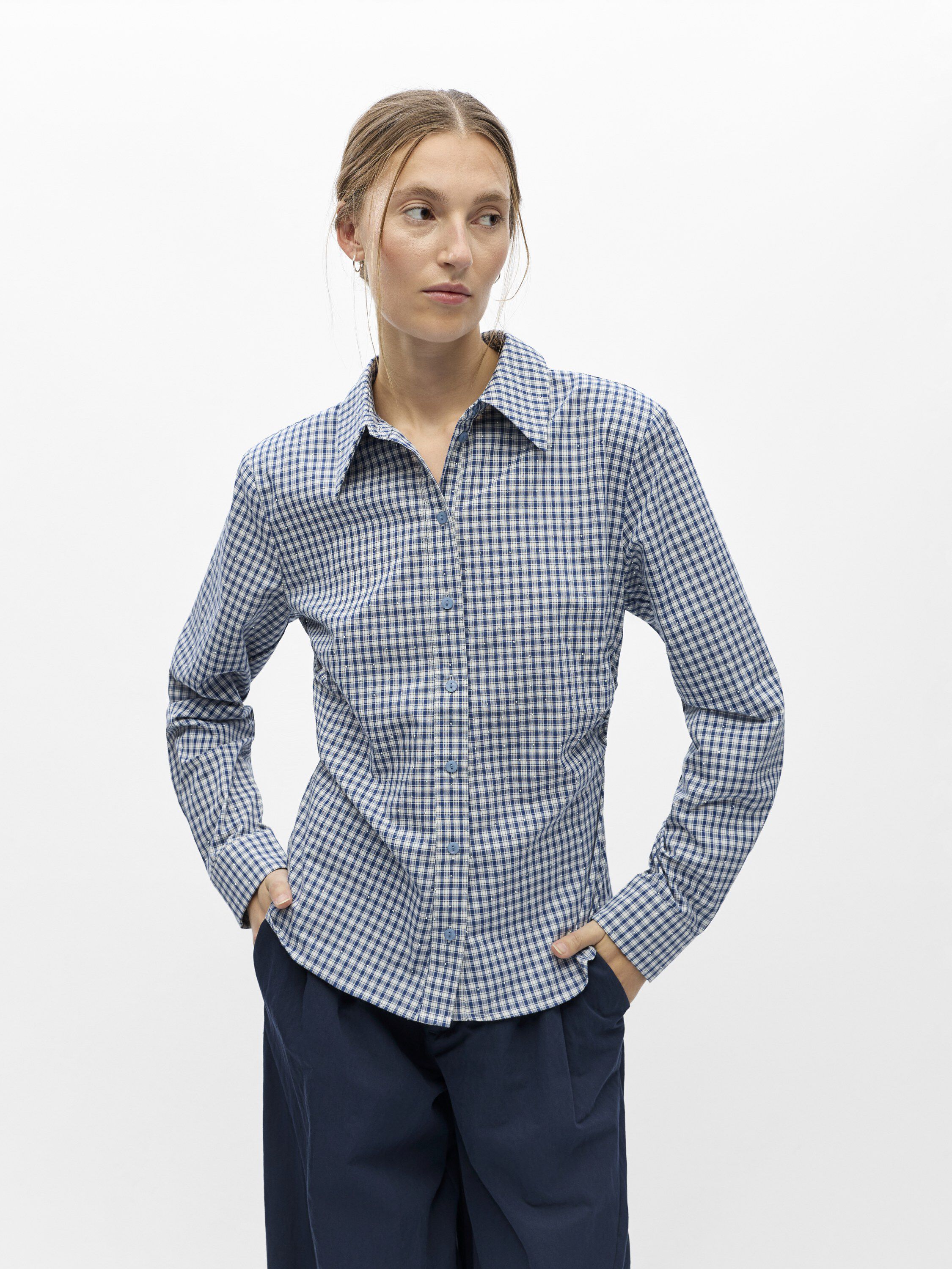 Objjodie L/S Fitted Shirt E Aw 26