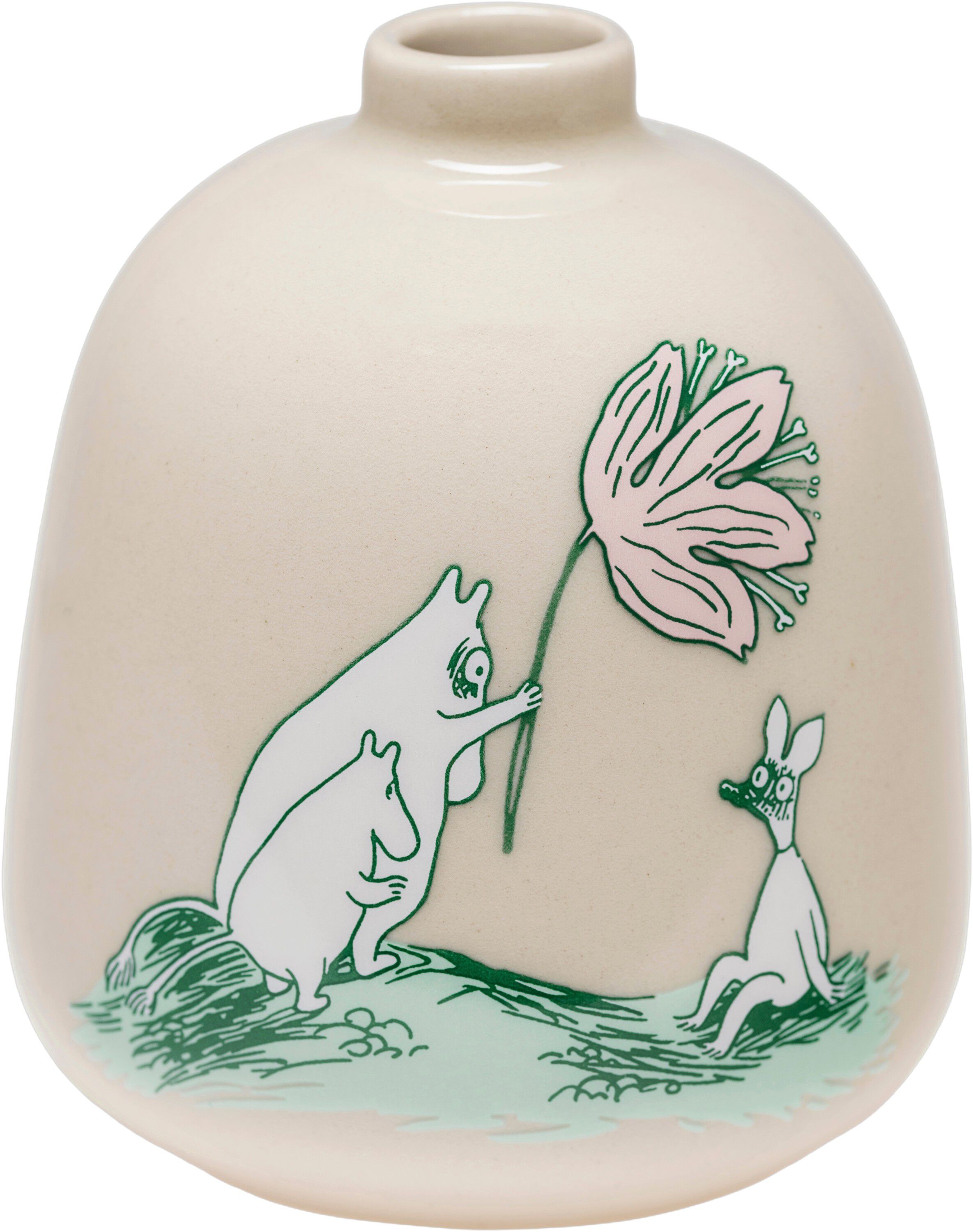 Moomin Arabia 83mm vase Vildblomst Genanvendt Interi&oslash;r