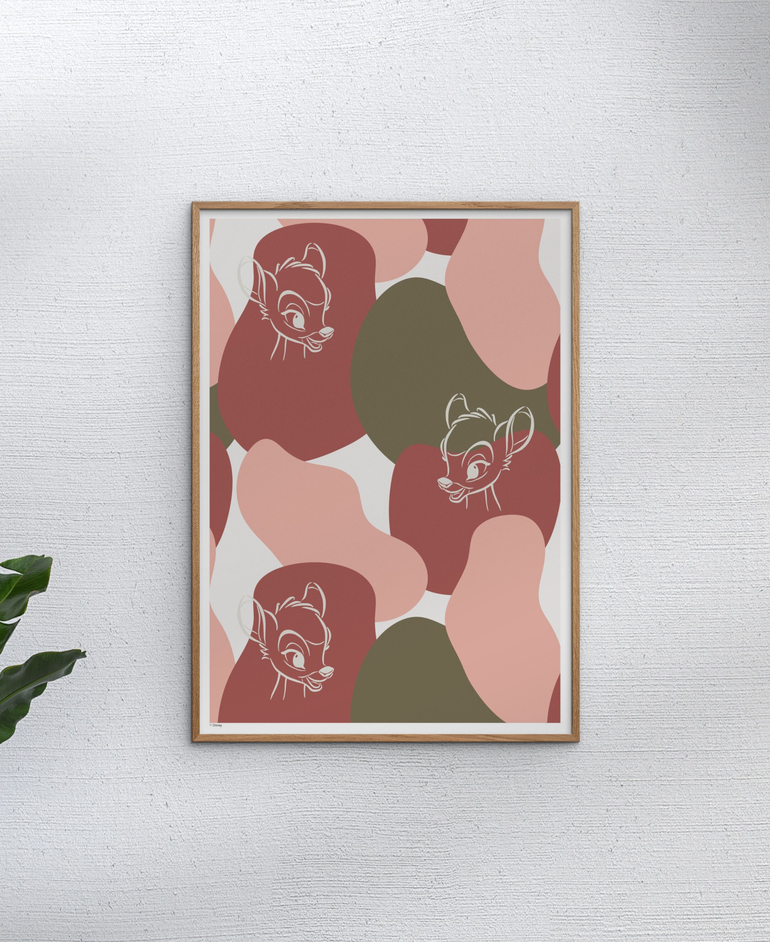 Disney &ETH; Bambi White Outline