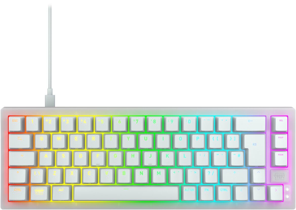 Xtrfy K5V2 Compact - Transparent White Tastatur