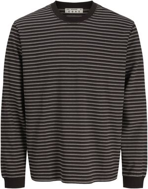 JCOBARRON STRIPE TEE LS CN STYD