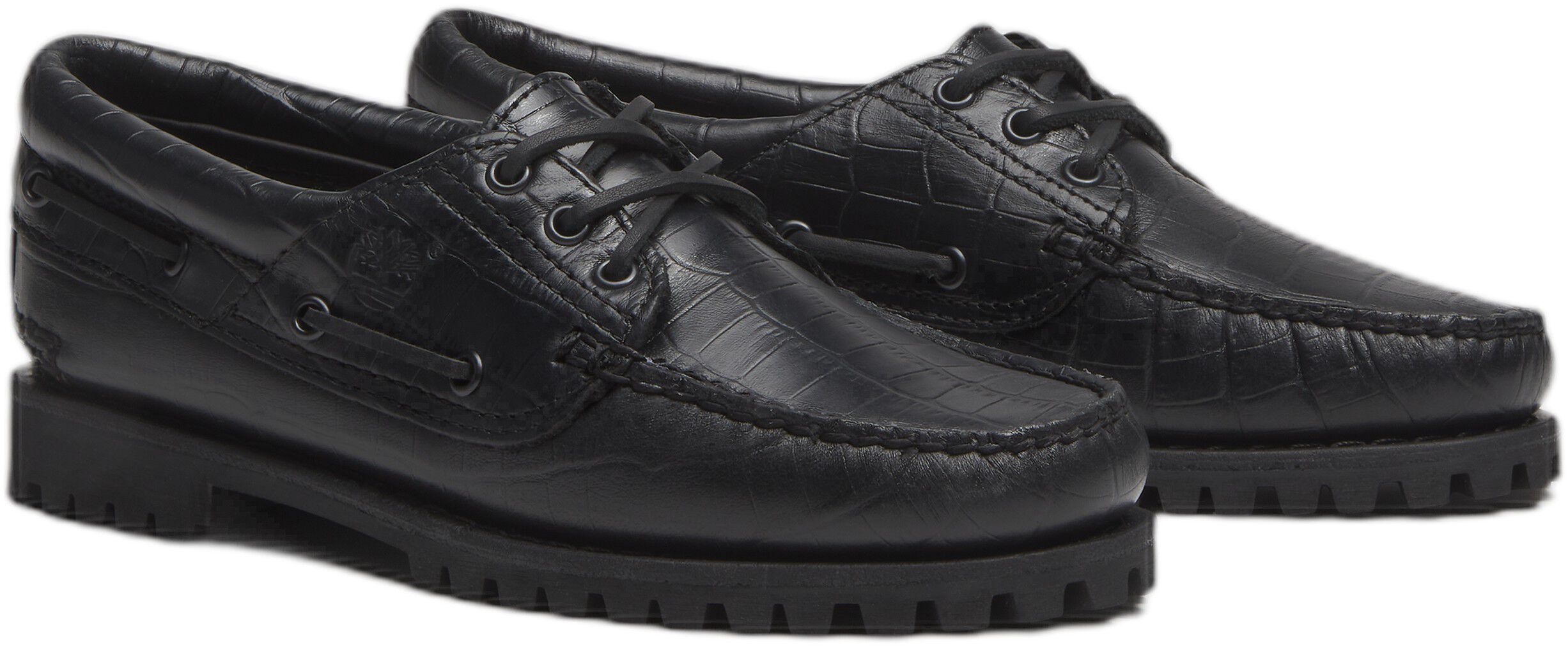 AUTH BOAT SHOE BLACK, Wide