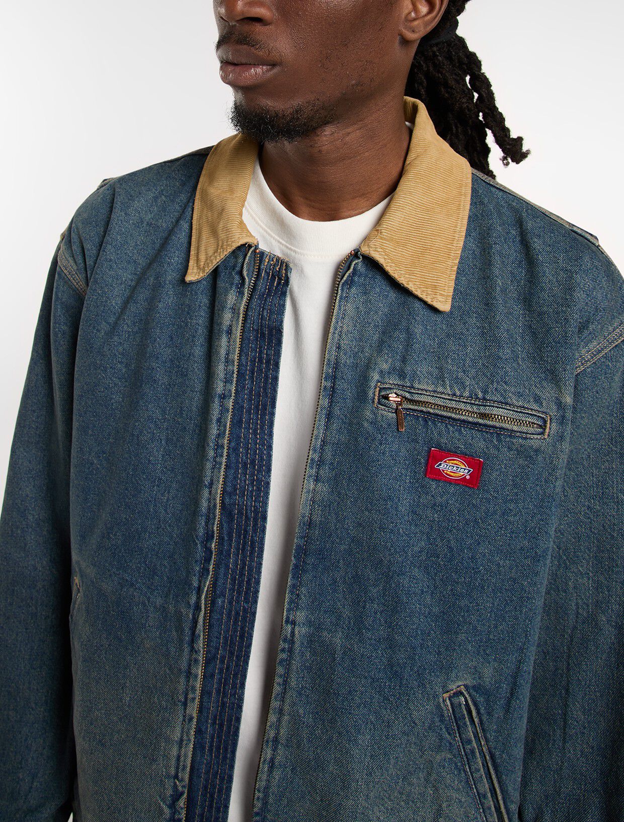 DENIM PAINTER JACKET KHAKI TINTED B