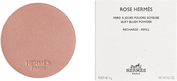 Rose Hermès, silky blush powder refill, Rose Ambré