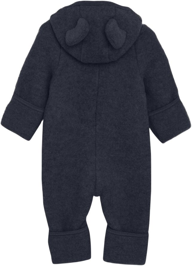 Pram Suit Ears Wool Fleece